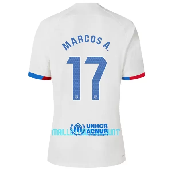 Maillot De Foot FC Barcelone Marcos A. 17 Extérieur 23/24