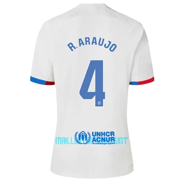 Maillot De Foot FC Barcelone Ronald Araujo 4 Extérieur 23/24