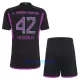 Kit De Football FC Bayern Munich Jamal Musiala 42 Enfant Extérieur 23/24