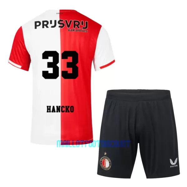 Kit De Football Feyenoord Rotterdam Hancko 33 Enfant Domicile 23/24