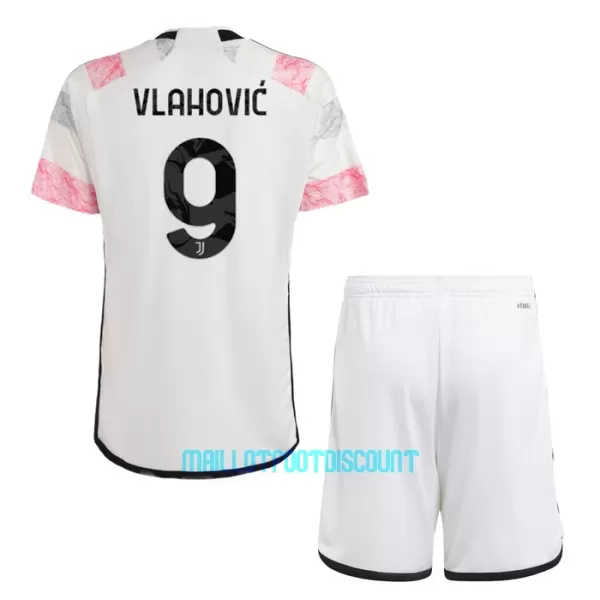 Kit De Football Juventus Dušan Vlahovic 9 Enfant Extérieur 23/24