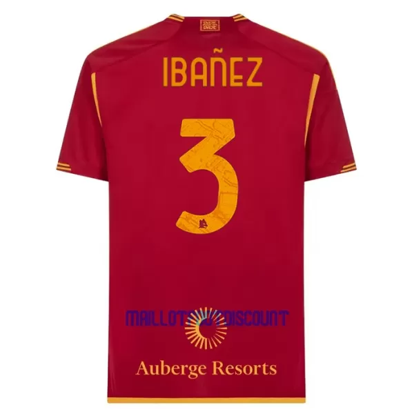 Maillot De Foot AS Roma Ibanez 3 Domicile 23/24