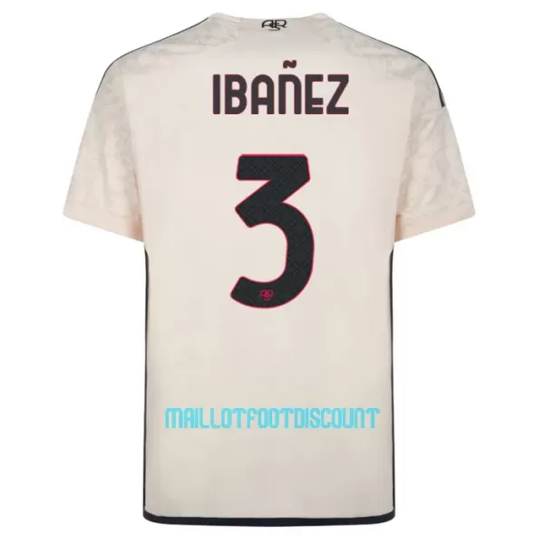 Maillot De Foot AS Roma Ibanez 3 Extérieur 23/24