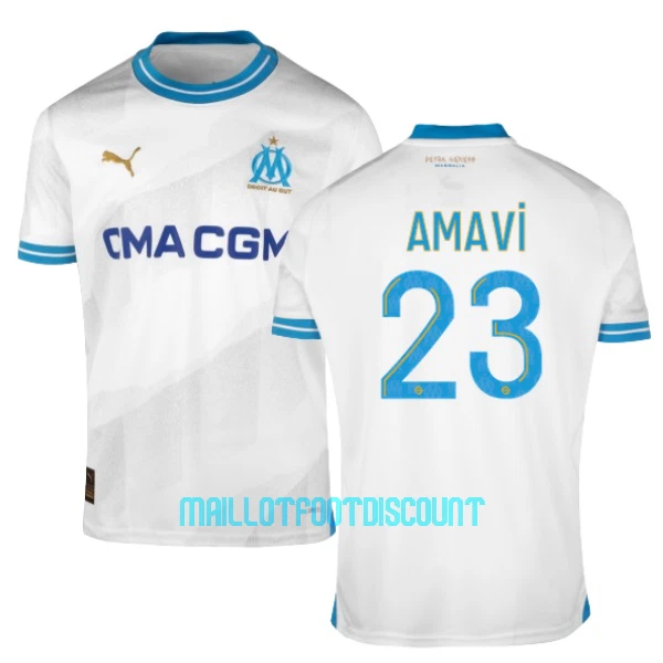 Maillot De Foot Olympique de Marseille Amavi 23 Domicile 23/24