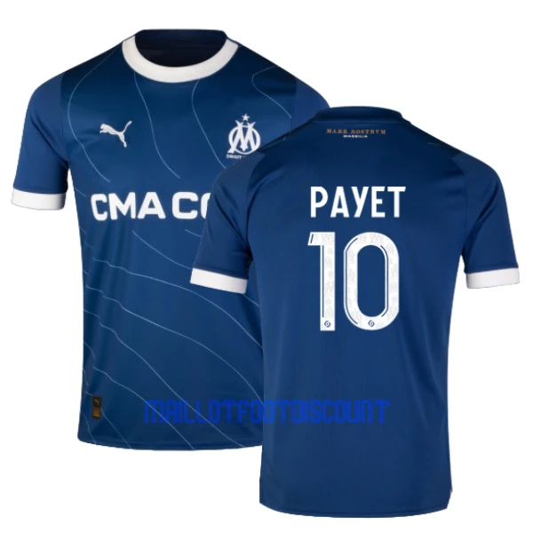 Maillot De Foot Olympique de Marseille Dimitri Payet 10 Extérieur 23/24