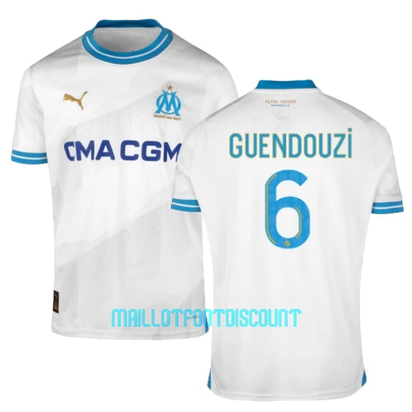 Maillot De Foot Olympique de Marseille GUENDOUZI 6 Domicile 23/24