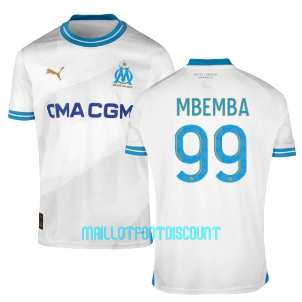 Maillot De Foot Olympique de Marseille MBEMBA 99 Domicile 23/24