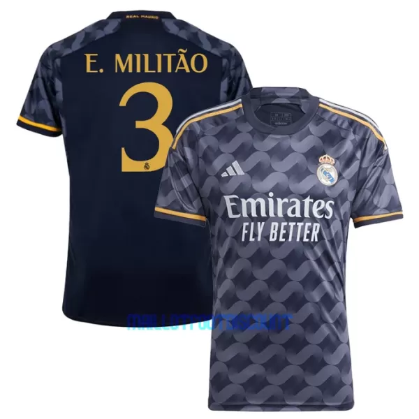 Maillot De Foot Real Madrid Éder Militão 3 Extérieur 23/24