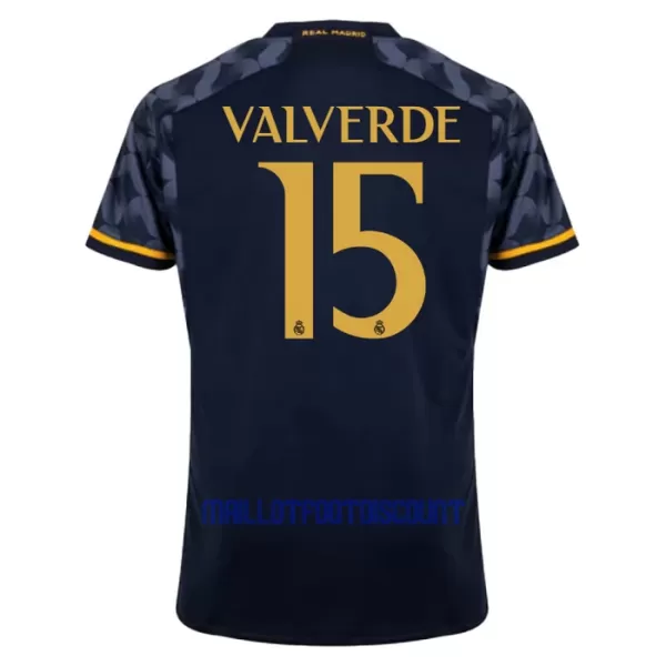 Maillot De Foot Real Madrid Federico Valverde 15 Extérieur 23/24