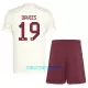 Kit De Football FC Bayern Munich Alphonso Davies 19 Champions League Enfant Third 23/24