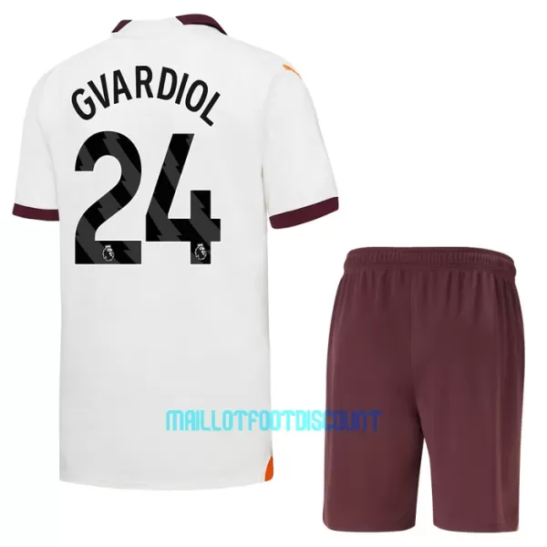 Kit De Football Manchester City Josko Gvardiol 24 Enfant Extérieur 23/24