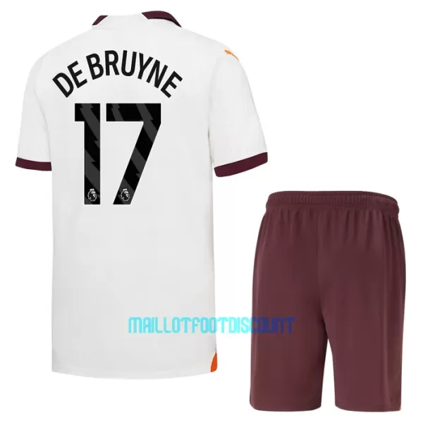 Kit De Football Manchester City Kevin De Bruyne 17 Enfant Extérieur 23/24