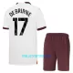 Kit De Football Manchester City Kevin De Bruyne 17 Enfant Extérieur 23/24