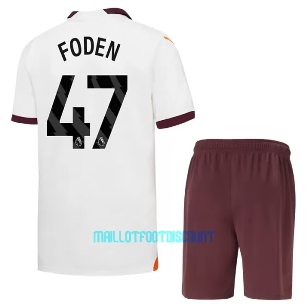 Kit De Football Manchester City Phil Foden 47 Enfant Extérieur 23/24