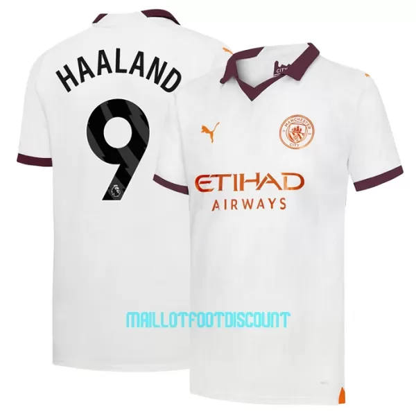 Maillot De Foot Manchester City Erling Haaland 9 Extérieur 23/24