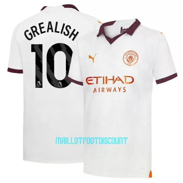 Maillot De Foot Manchester City Jack Grealish 10 Extérieur 23/24