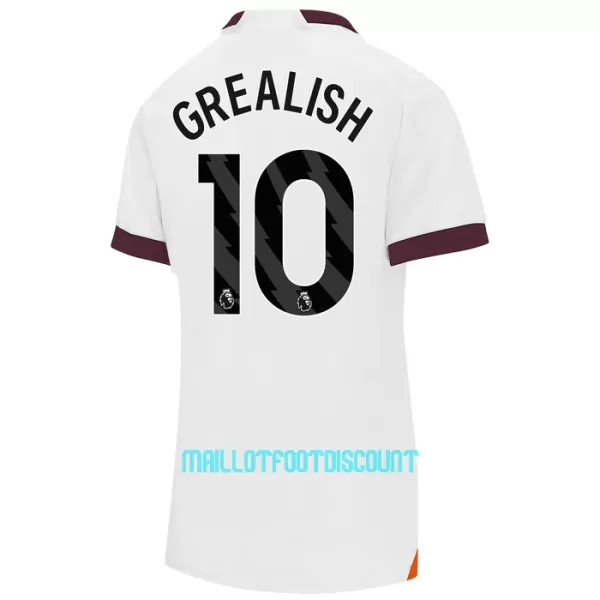 Maillot De Foot Manchester City Jack Grealish 10 Femme Extérieur 23/24