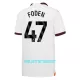 Maillot De Foot Manchester City Phil Foden 47 Extérieur 23/24