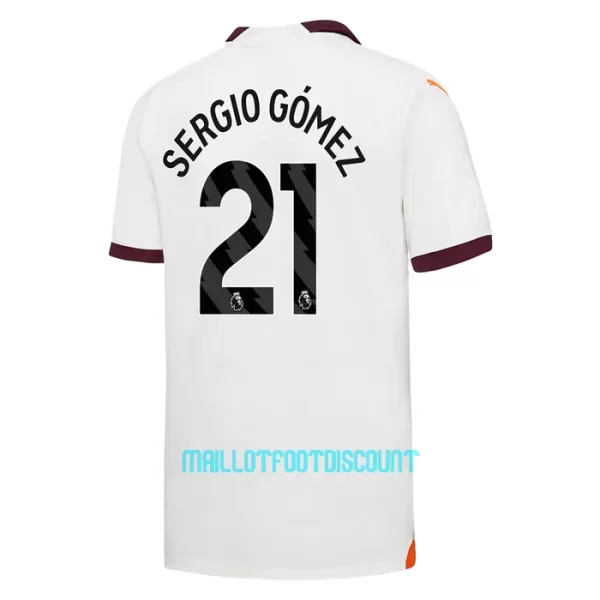 Maillot De Foot Manchester City Sergio Gomez 21 Extérieur 23/24