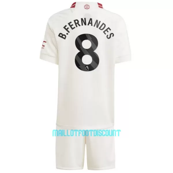 Kit De Football Manchester United Bruno Fernandes 8 Enfant Third 23/24