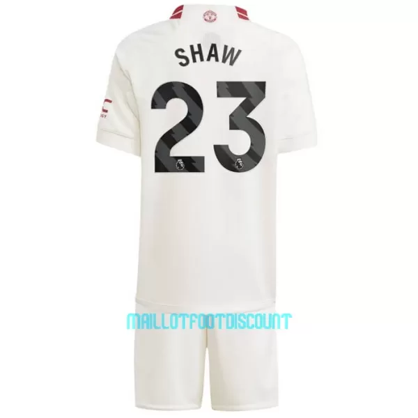 Kit De Football Manchester United Luke Shaw 23 Enfant Third 23/24