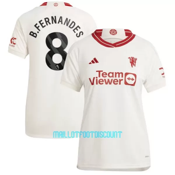 Maillot De Foot Manchester United Bruno Fernandes 8 Femme Third 23/24