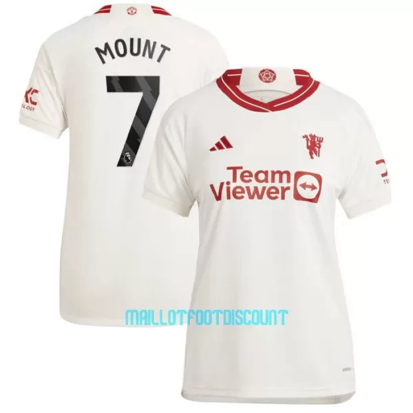 Maillot De Foot Manchester United Mason Mount 7 Femme Third 23/24