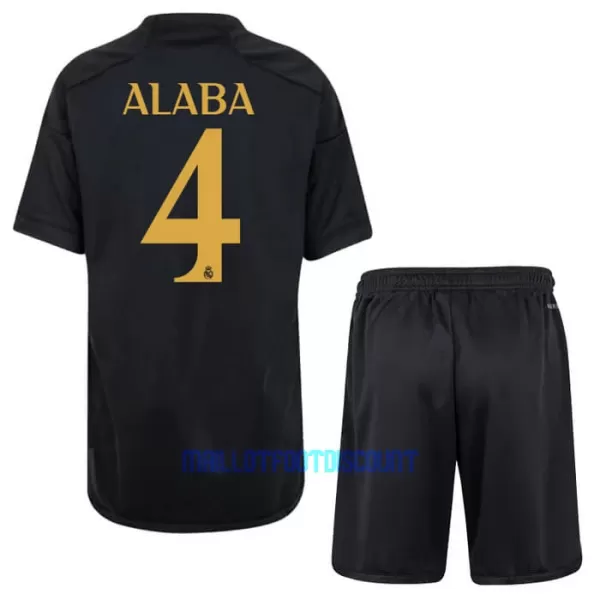 Kit De Football Real Madrid David Alaba 4 Enfant Third 23/24