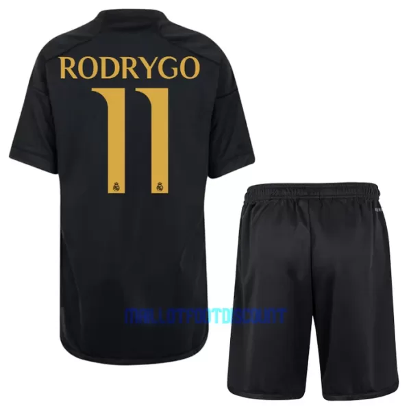 Kit De Football Real Madrid Rodrygo Goes 11 Enfant Third 23/24