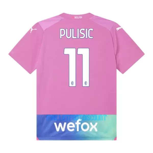 Kit De Football Milan AC Christian Pulišić 11 Enfant Third 23/24