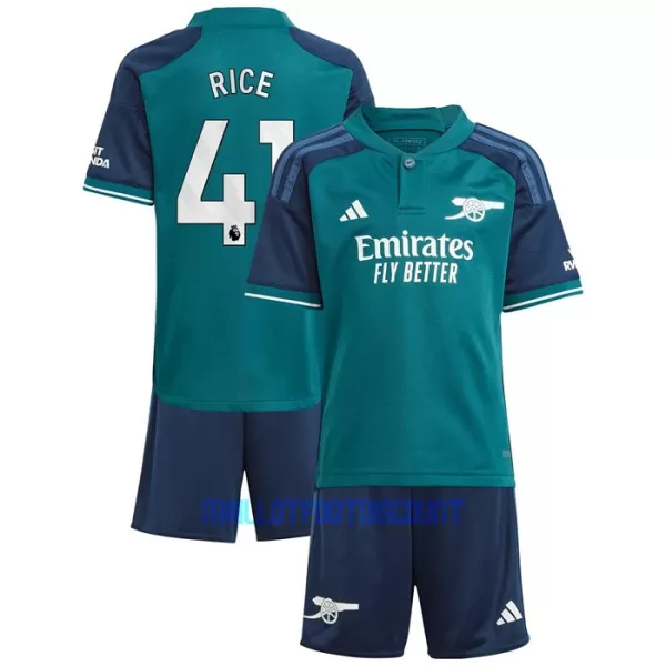 Kit De Football Arsenal Declan Rice 41 Enfant Third 23/24