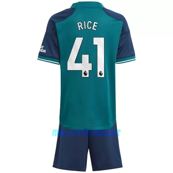 Kit De Football Arsenal Declan Rice 41 Enfant Third 23/24