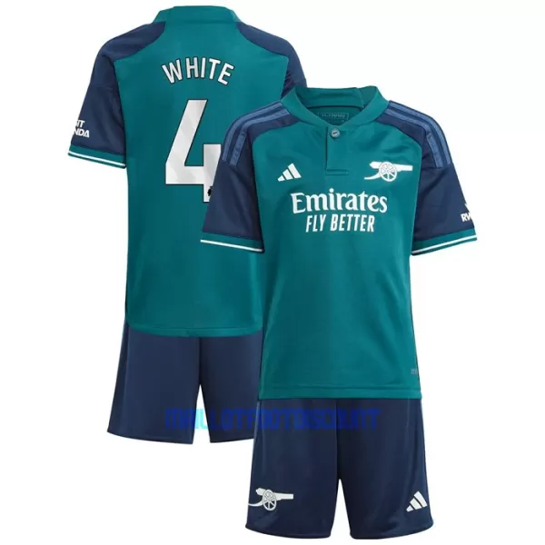 Kit De Football Arsenal White 4 Enfant Third 23/24