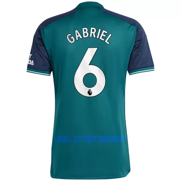 Maillot De Foot Arsenal Gabriel 6 Third 23/24