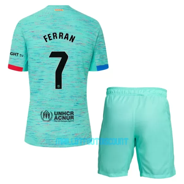 Kit De Football FC Barcelone Ferran Torres 7 Enfant Third 23/24