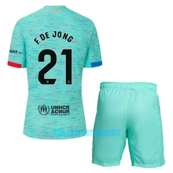 Kit De Football FC Barcelone Frenkie de Jong 21 Enfant Third 23/24