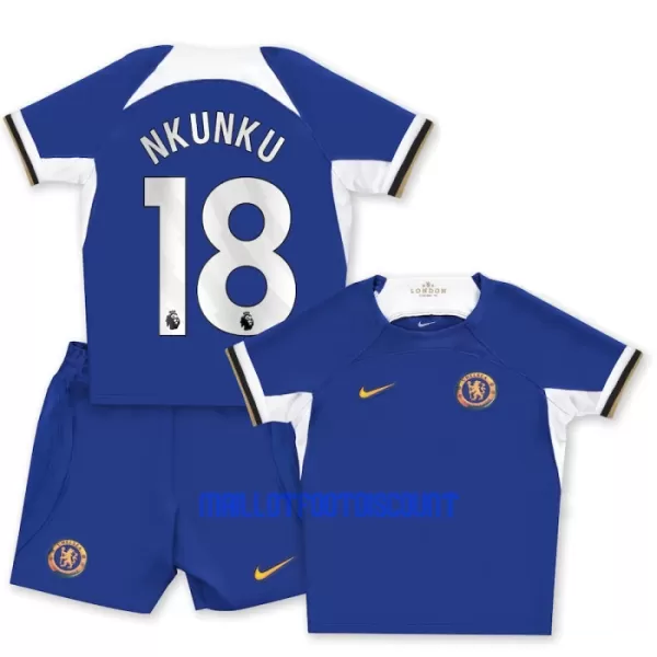 Kit De Football Chelsea Christopher Nkunku 18 Enfant Domicile 23/24