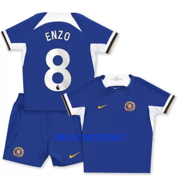 Kit De Football Chelsea Enzo Fernández 8 Enfant Domicile 23/24