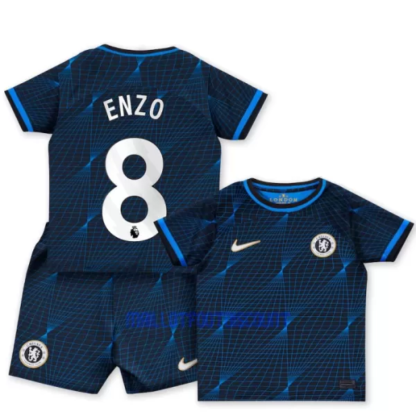 Kit De Football Chelsea Enzo Fernández 8 Enfant Extérieur 23/24