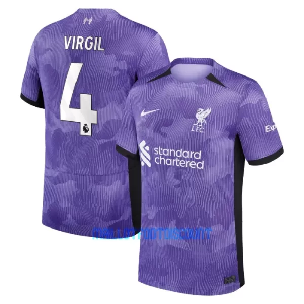 Maillot De Foot Liverpool Virgil van Dijk 4 Third 23/24