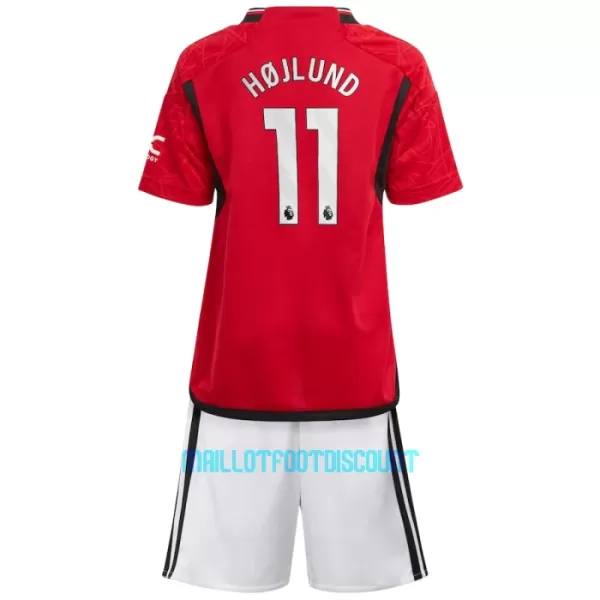 Kit De Football Manchester United Rasmus Højlund 11 Enfant Domicile 23/24