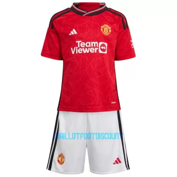 Kit De Football Manchester United Rasmus Højlund 11 Enfant Domicile 23/24