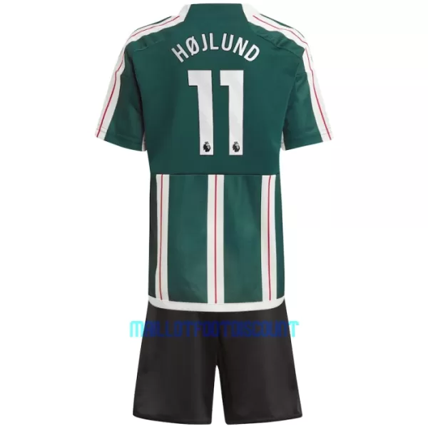 Kit De Football Manchester United Rasmus Højlund 11 Enfant Extérieur 23/24