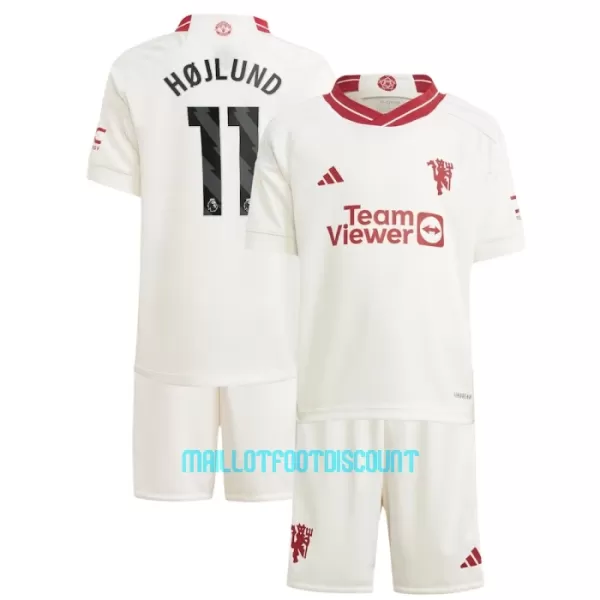 Kit De Football Manchester United Rasmus Højlund 11 Enfant Third 23/24