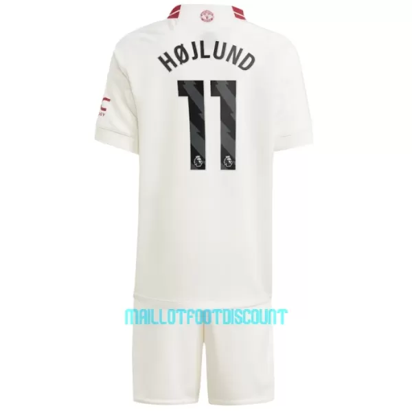 Kit De Football Manchester United Rasmus Højlund 11 Enfant Third 23/24