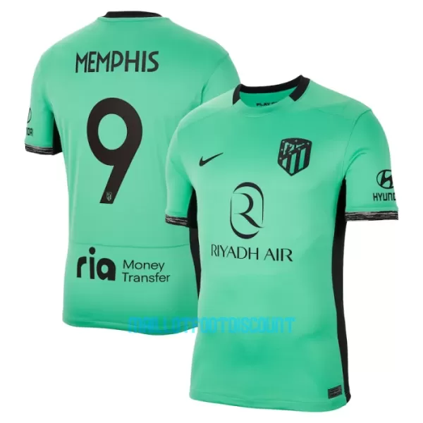 Maillot De Foot Atlético Madrid Memphis Depay 9 Third 23/24