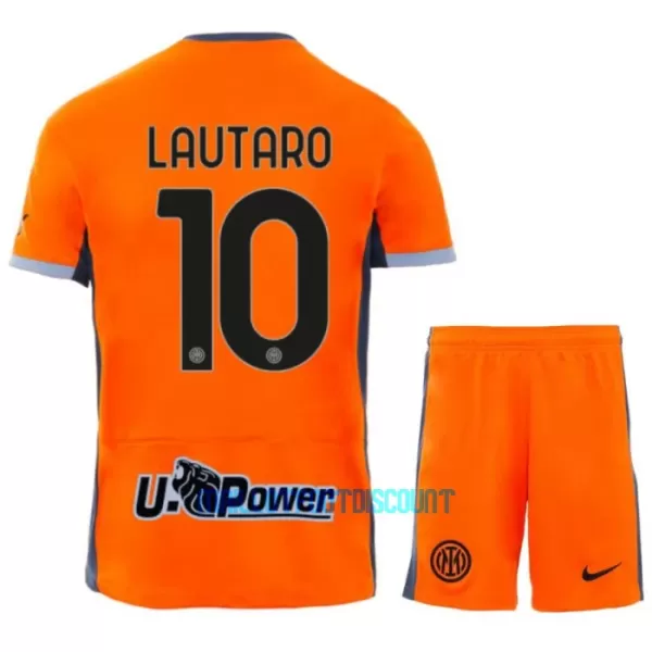 Kit De Football Inter Milan Lautaro Martínez 10 Enfant Third 23/24