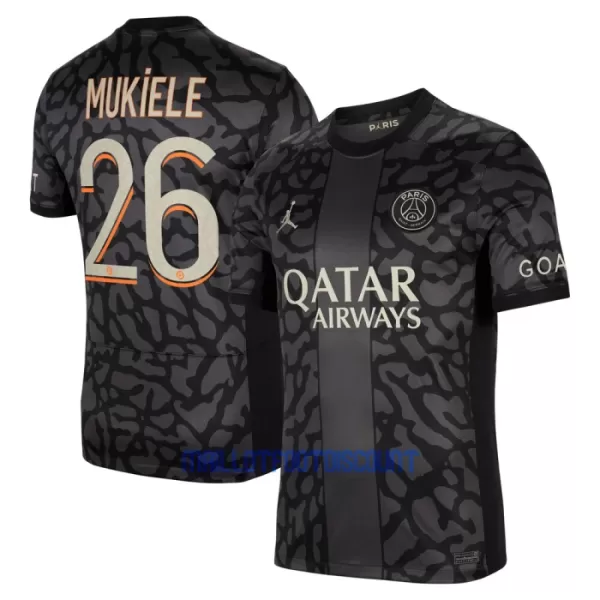 Maillot De Foot Paris Saint-Germain Mukiele 26 Third 23/24