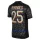 Maillot De Foot Paris Saint-Germain N.Mendes 25 Third 23/24