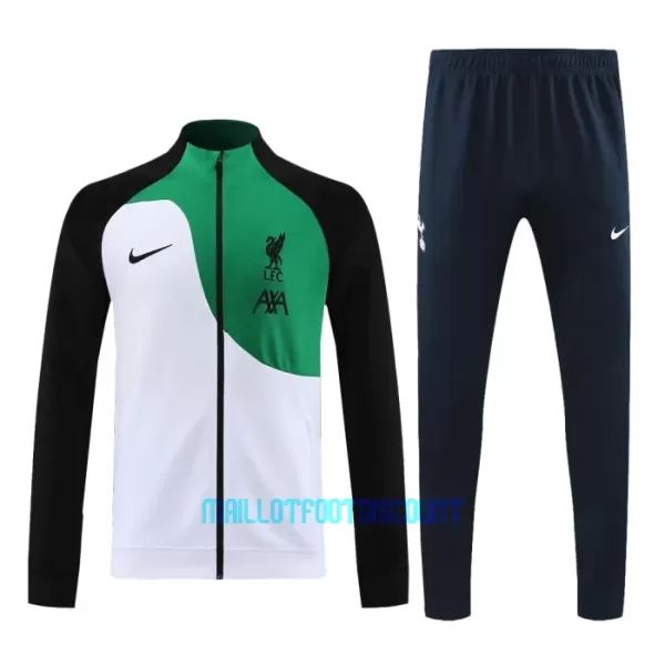 Liverpool Ensemble Vestes d'Entraînement 23/24 Blanc/Vert